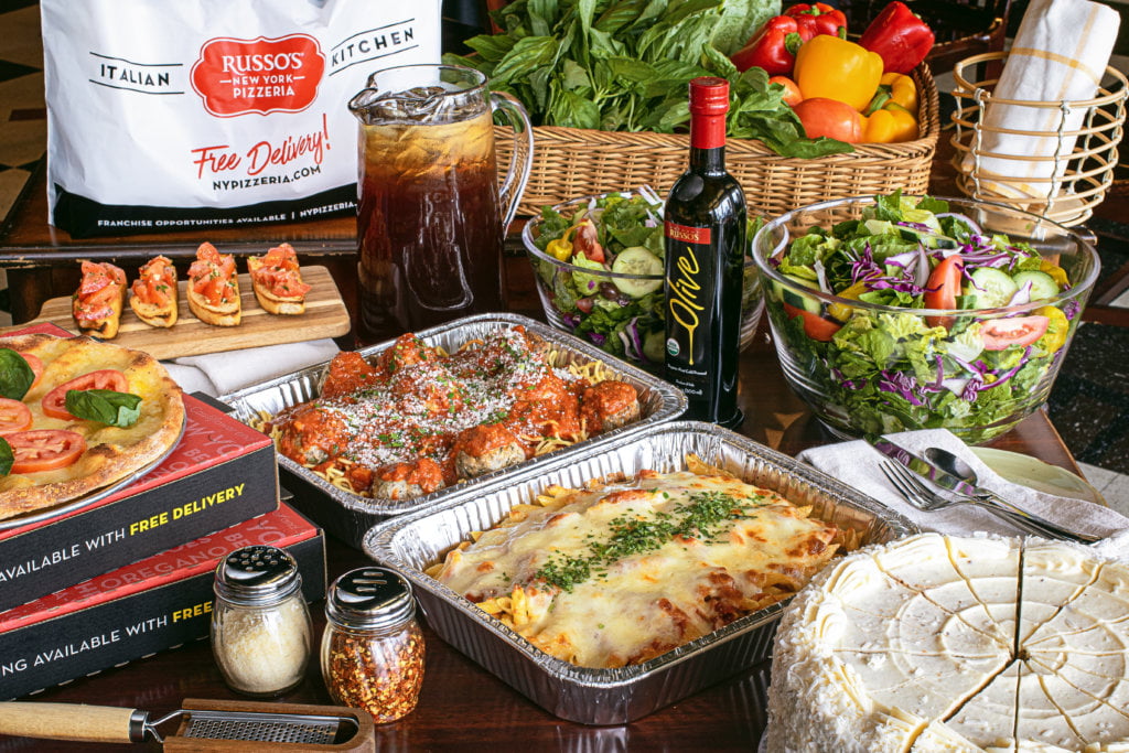 Catering Spread from Russo's Pizzeria